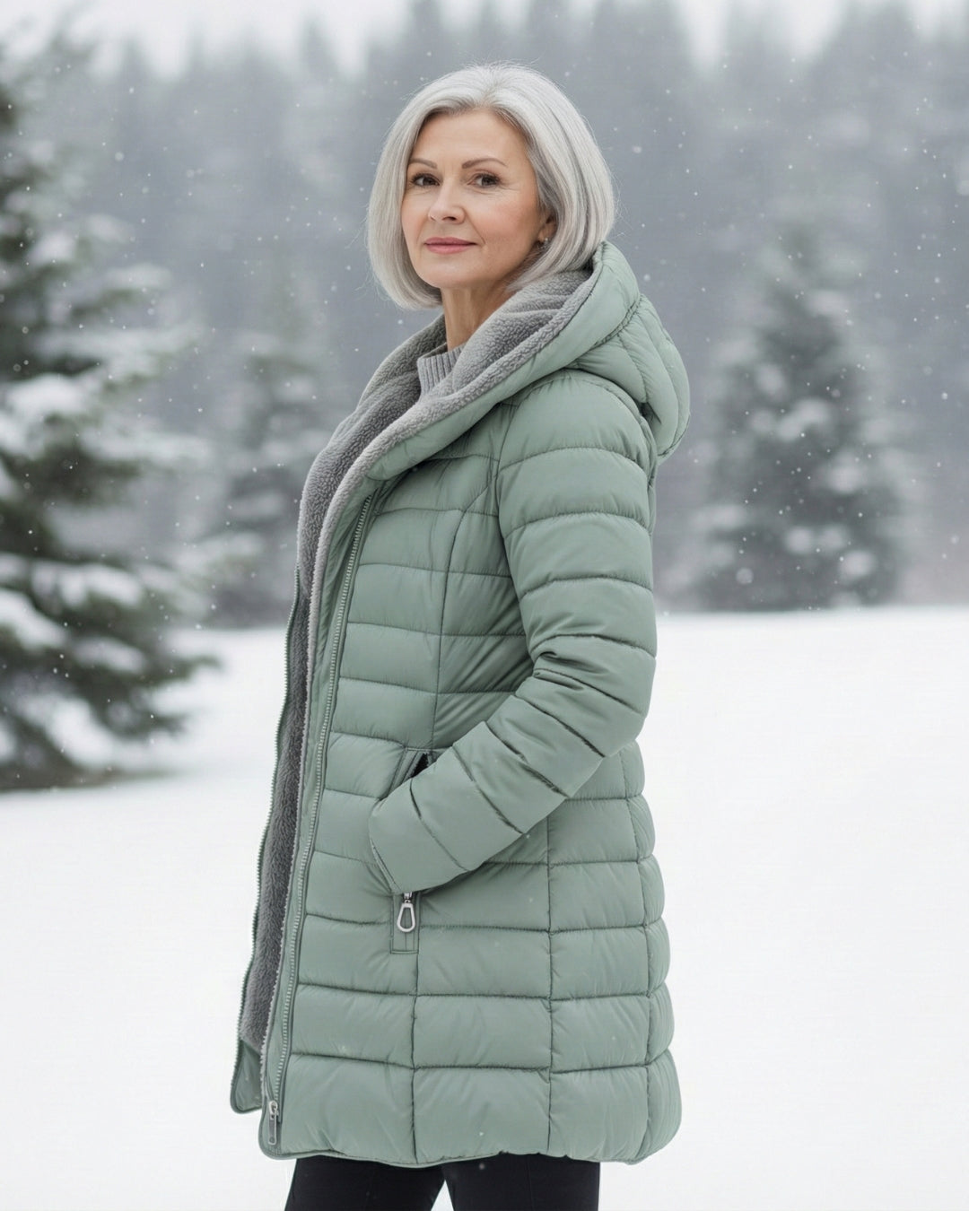 Clair | Puffer jacket lined with fleece