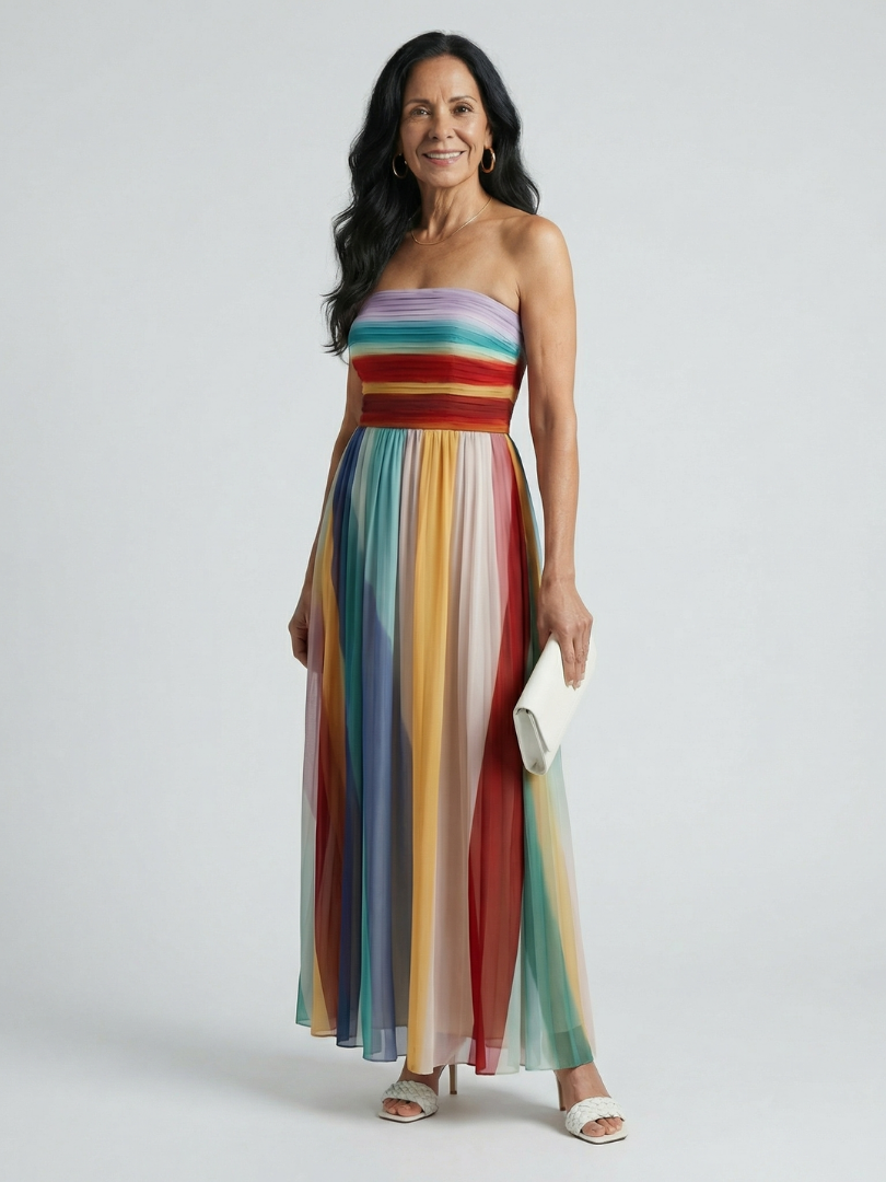 Amber | Maxi Striped Dress