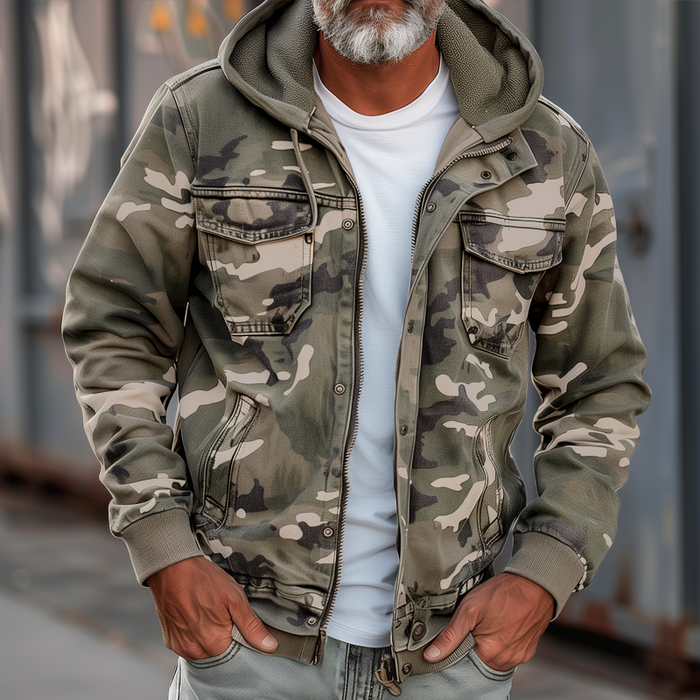 LEXIS | Elegant and Practical Camouflage Jacket