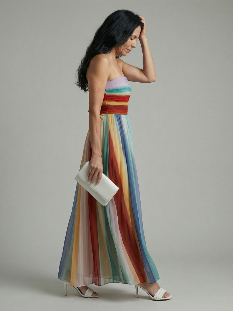 Amber | Maxi Striped Dress