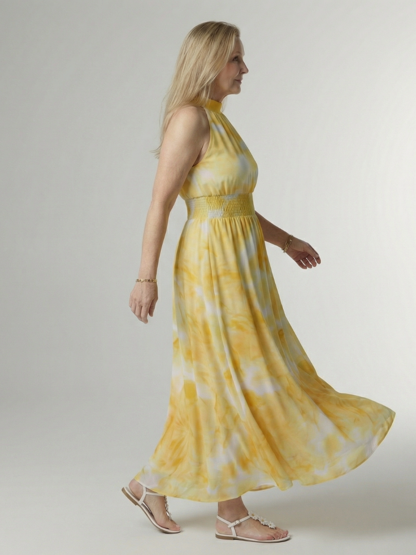 Lies | Midi Halter Dress