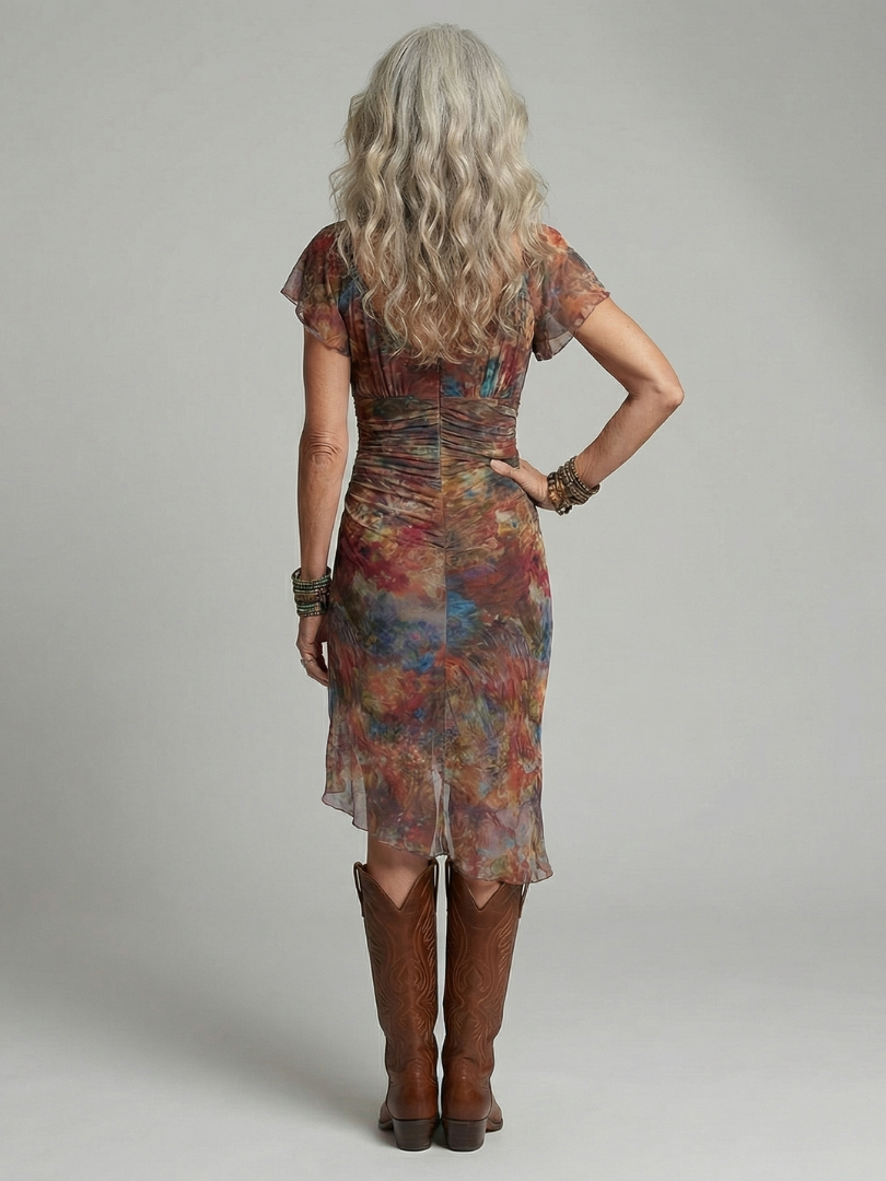 Jolien | Midi Halter Dress