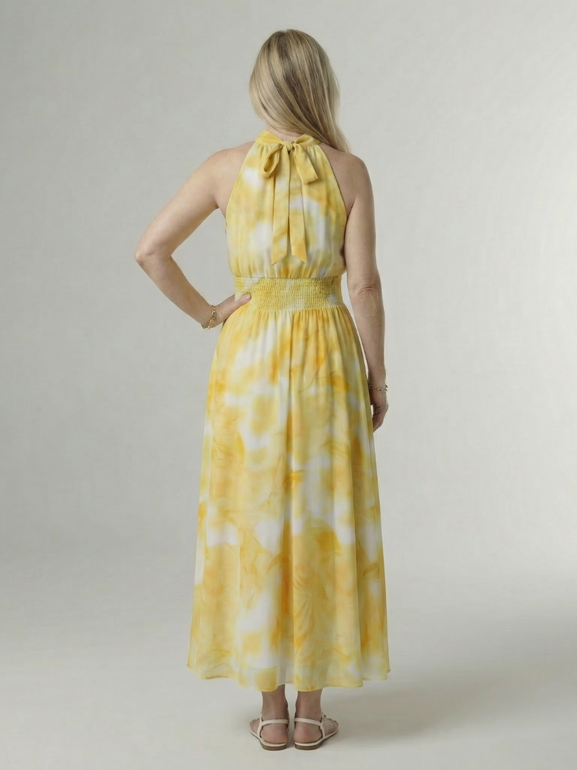 Lies | Midi Halter Dress