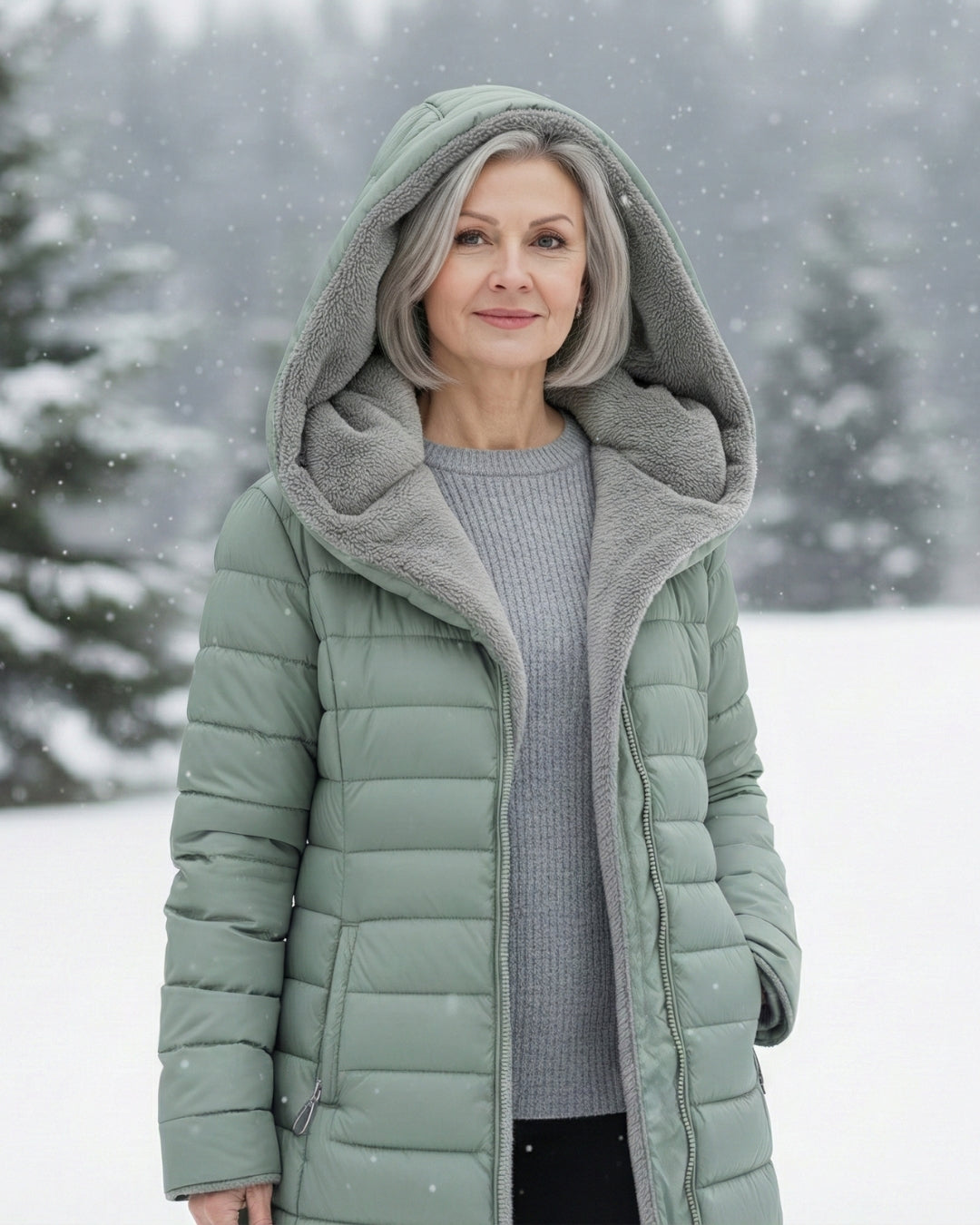 Clair | Puffer jacket lined with fleece