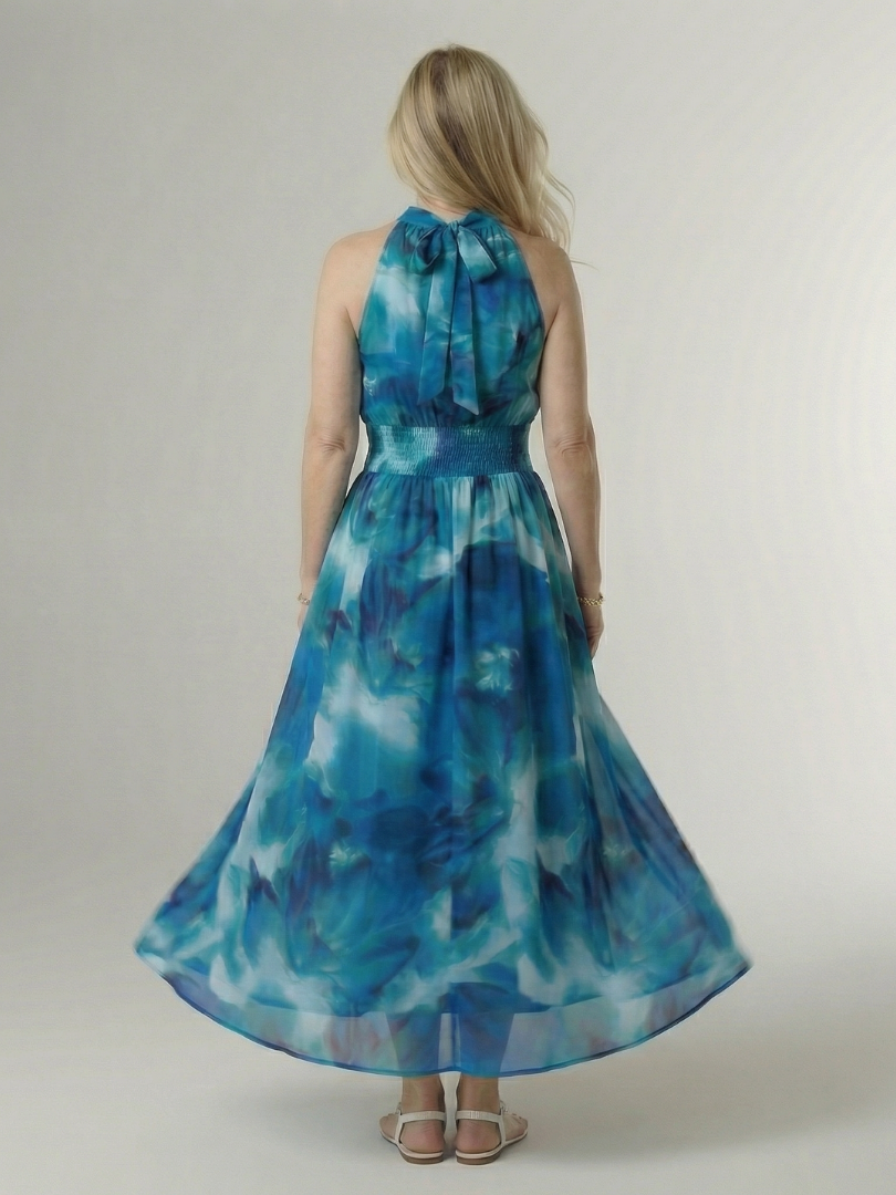 Lies | Midi Halter Dress