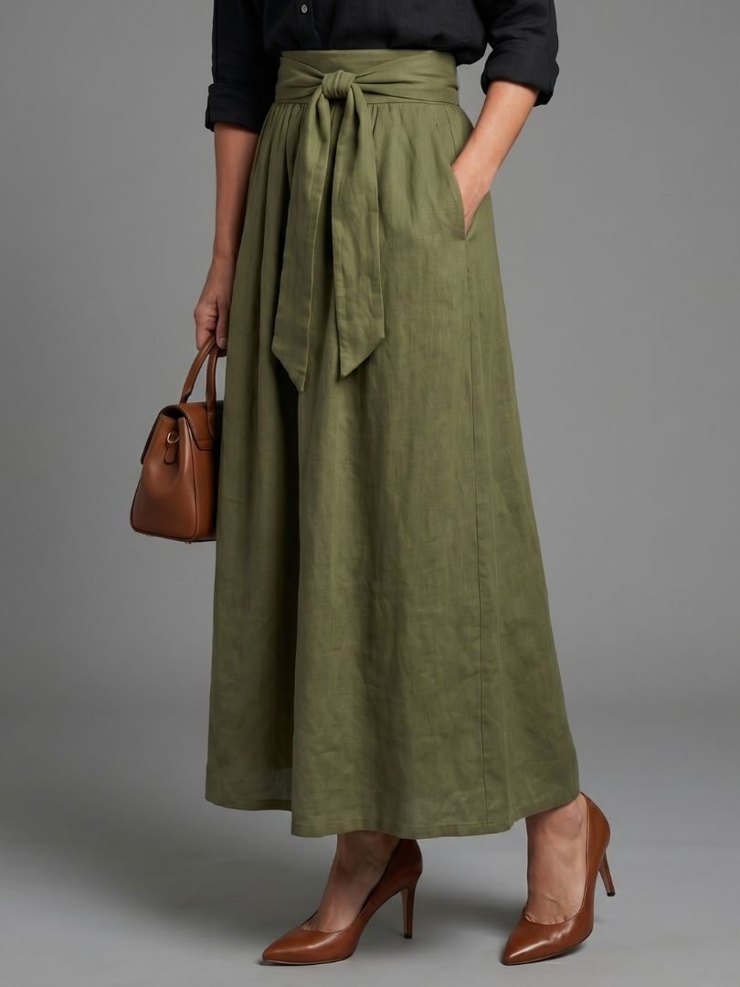 Sanne | Two-Piece Midi Skirt Set