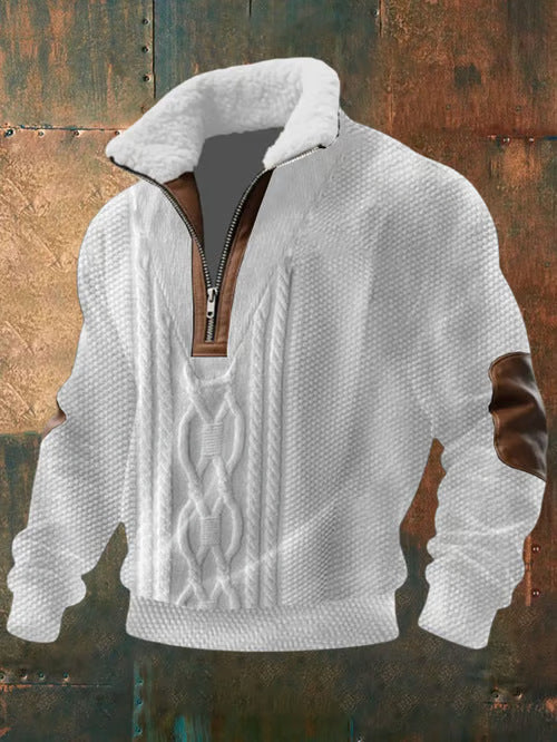 VAN LOREN MODE™ | T-SHIRT WITH HIGH COLLAR AND LINING