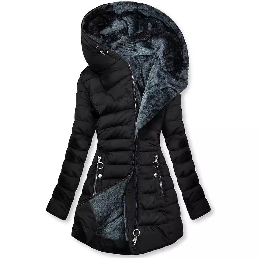 Giulia | Long Winter Coat with Thermal Protection and Elegant Daily Style