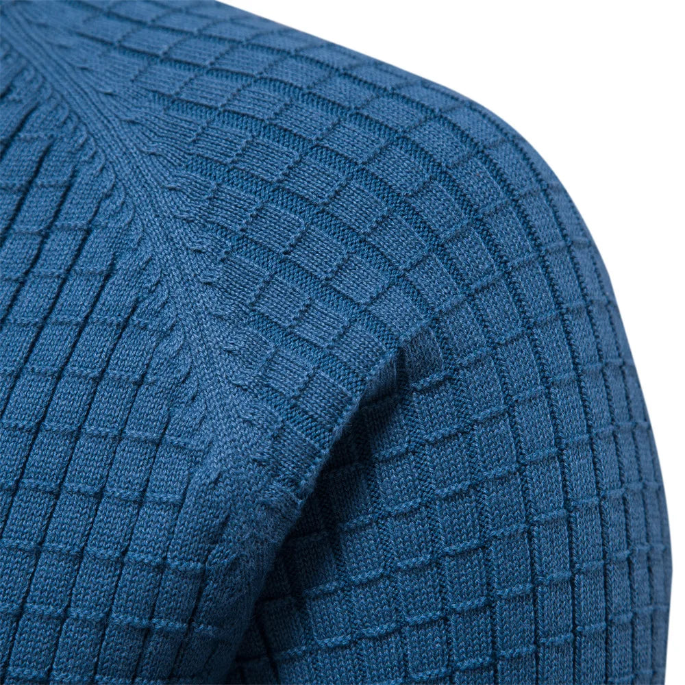 Koelman | Men's Sweater with Check Pattern