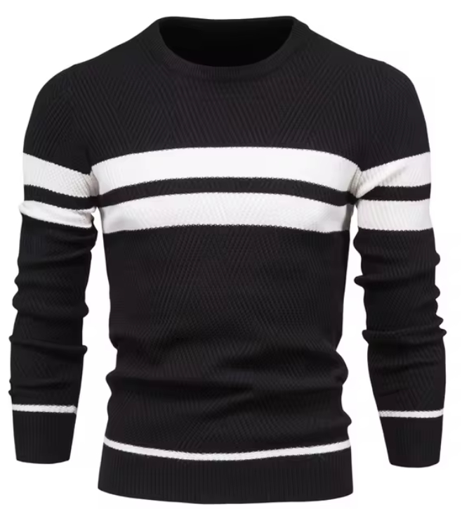 Koelman | Stylish men's pullover with herringbone pattern