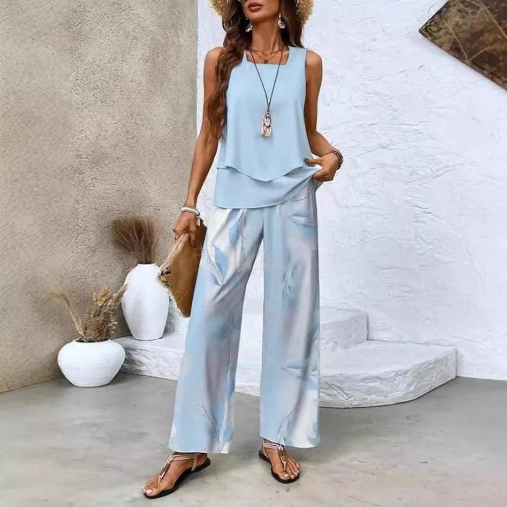 KATHERINE | LIGHT & ELEGANT TWO-PIECE SUMMER SUIT