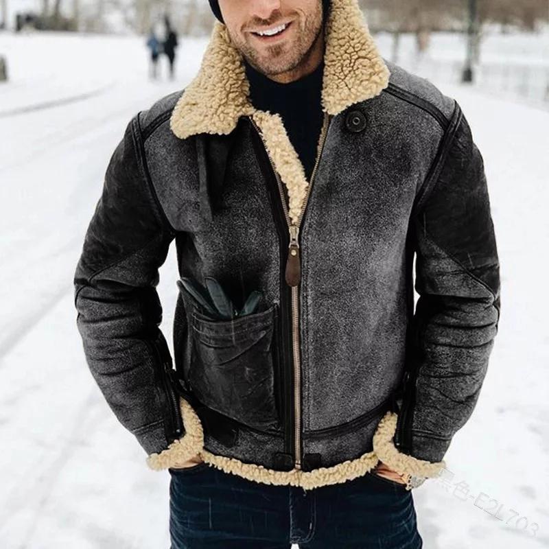 Arthur | Leather Jacket with Integrated Sheepskin Lining