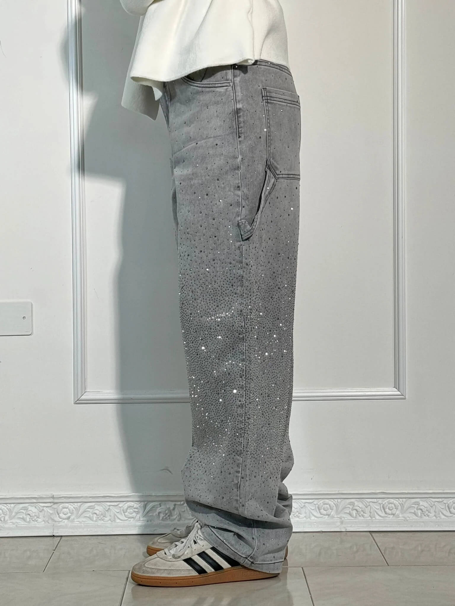 Lumi | Wide jeans for women β Fashion comfort with a sparkling accent