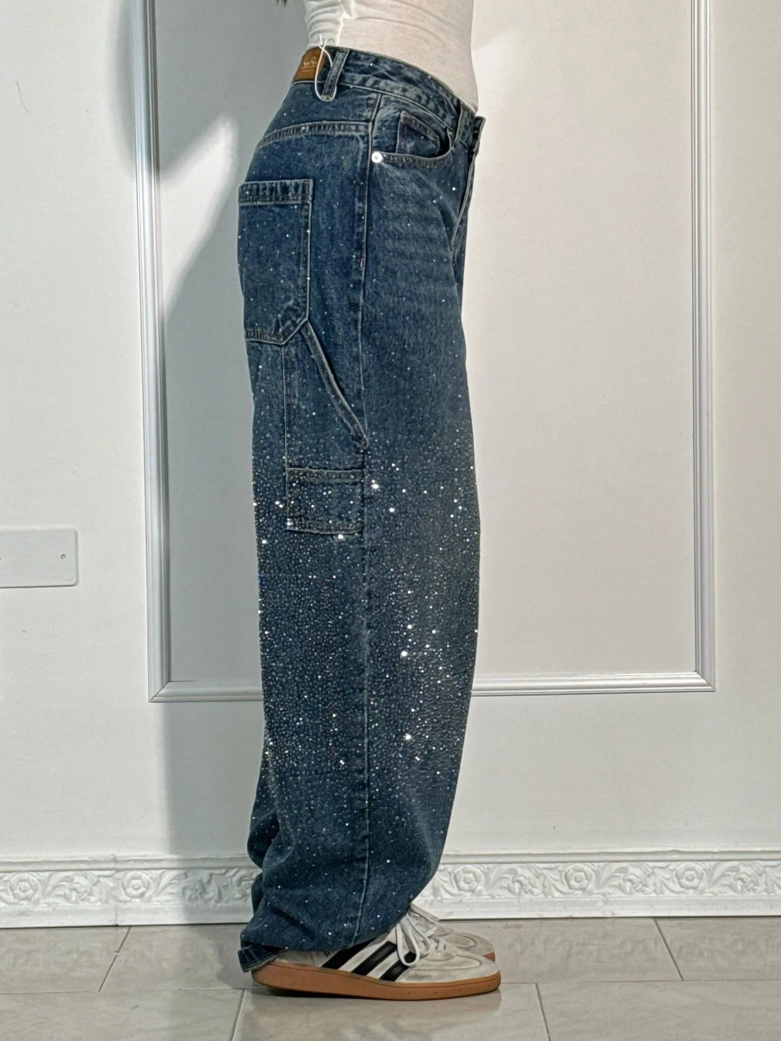 Lumi | Wide jeans for women β Fashion comfort with a sparkling accent