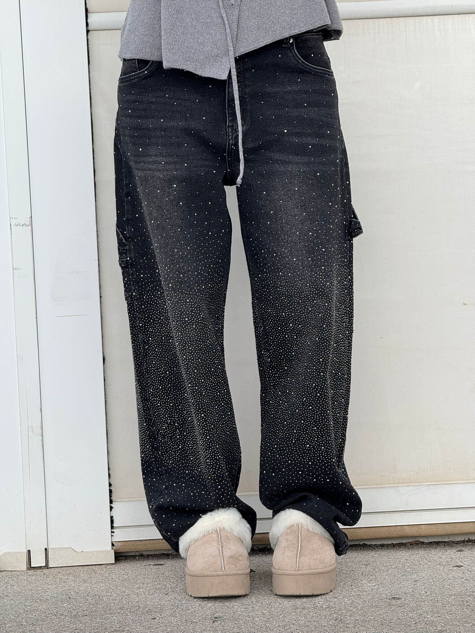 Lumi | Wide jeans for women β Fashion comfort with a sparkling accent