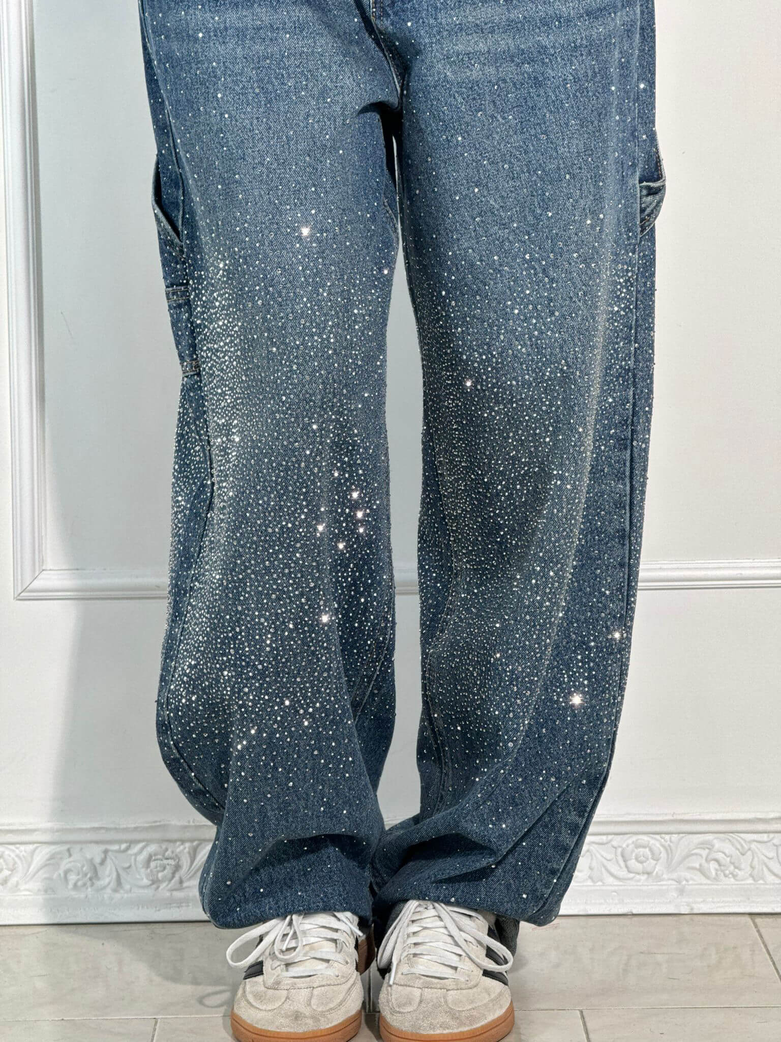 Lumi | Wide jeans for women β Fashion comfort with a sparkling accent