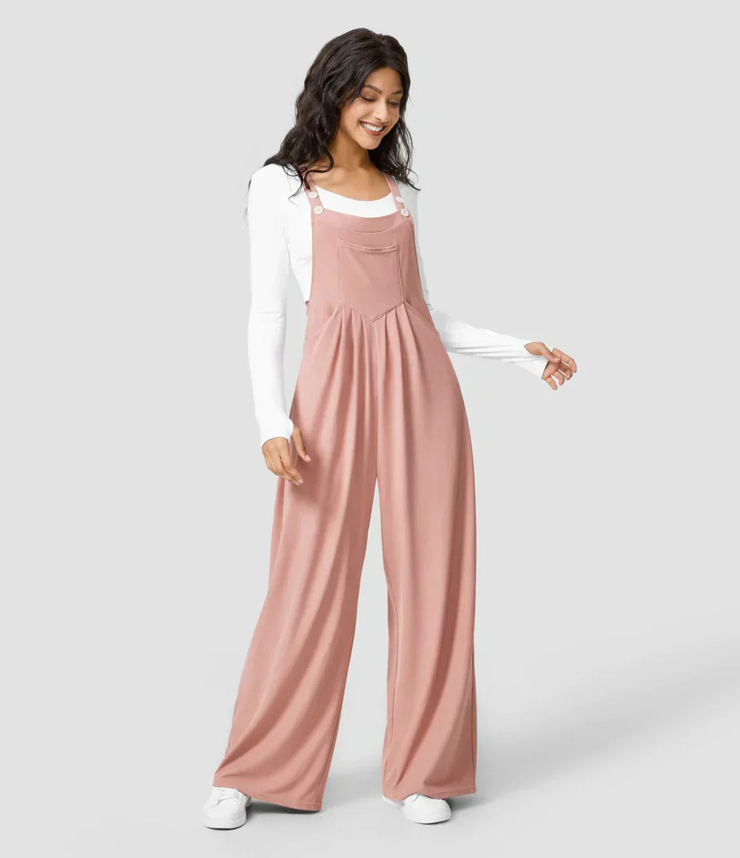 Pants with Adjustable Suspenders LadiVania™