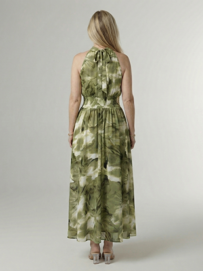 Lies | Midi Halter Dress