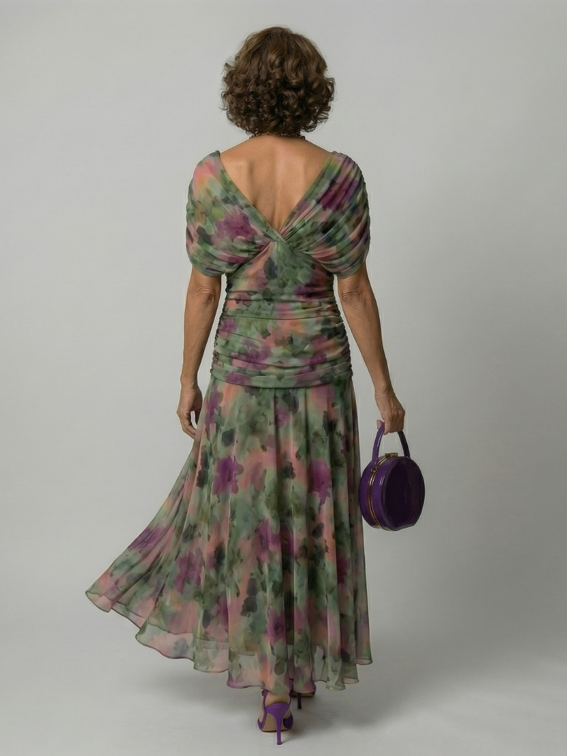 Maud | Midi Off-Shoulder Dress
