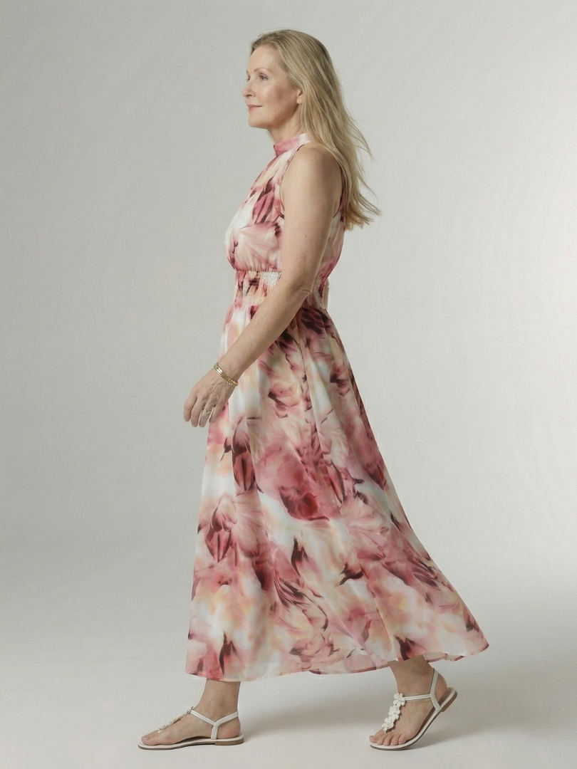 Lies | Midi Halter Dress
