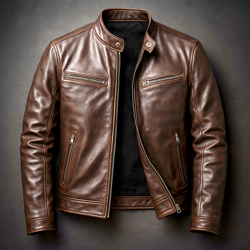 LARS™ | Vintage Motorcycle Jacket with Bold Fit for Everyday and Travel