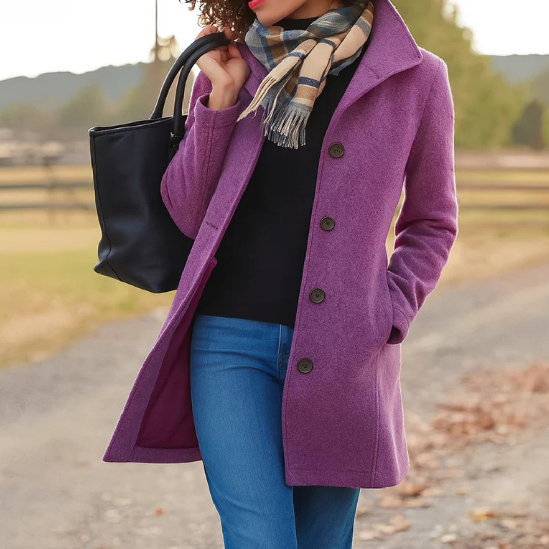 ADRIANA | Elegant Coat with Embracing Warmth and Timeless Style