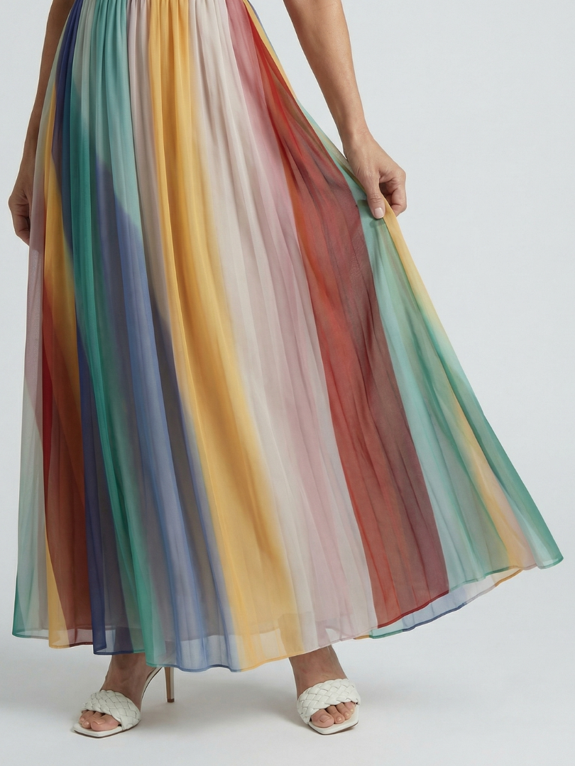 Amber | Maxi Striped Dress