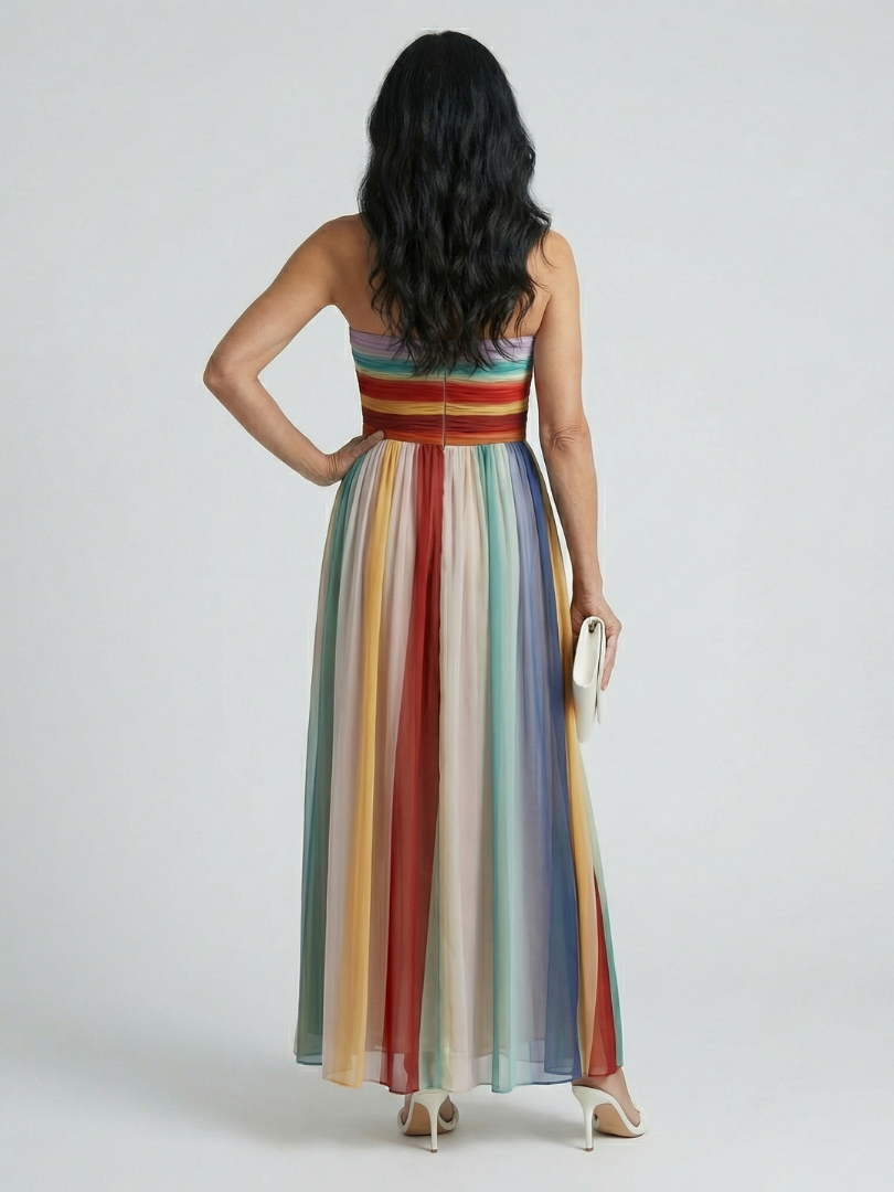 Amber | Maxi Striped Dress