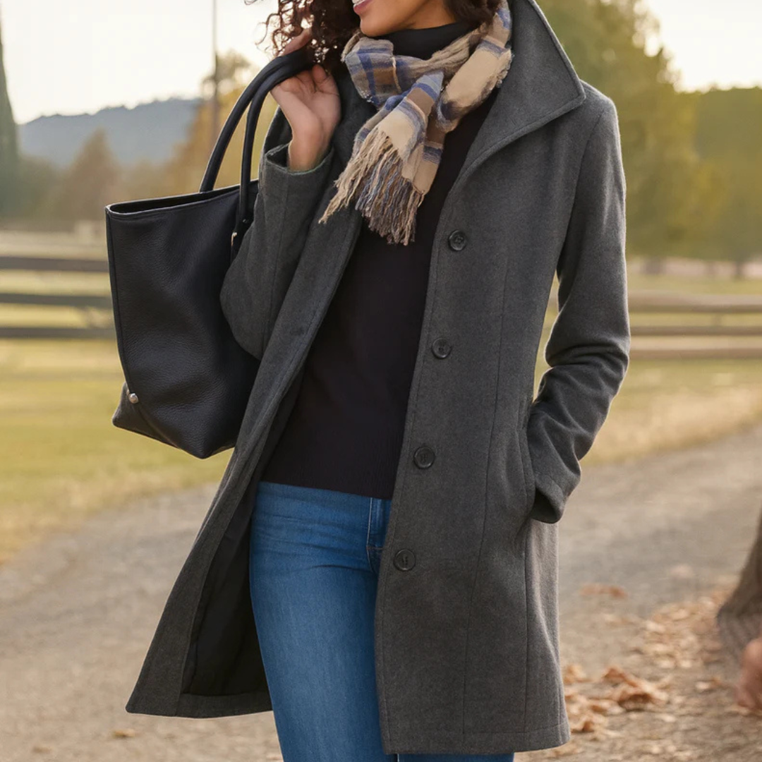 ADRIANA | Elegant Coat with Embracing Warmth and Timeless Style