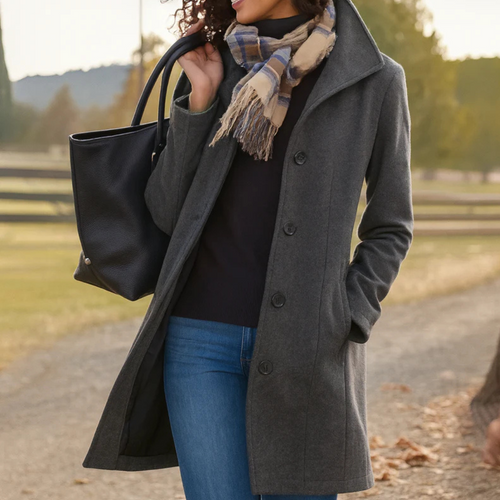 ADRIANA | Elegant Coat with Embracing Warmth and Timeless Style