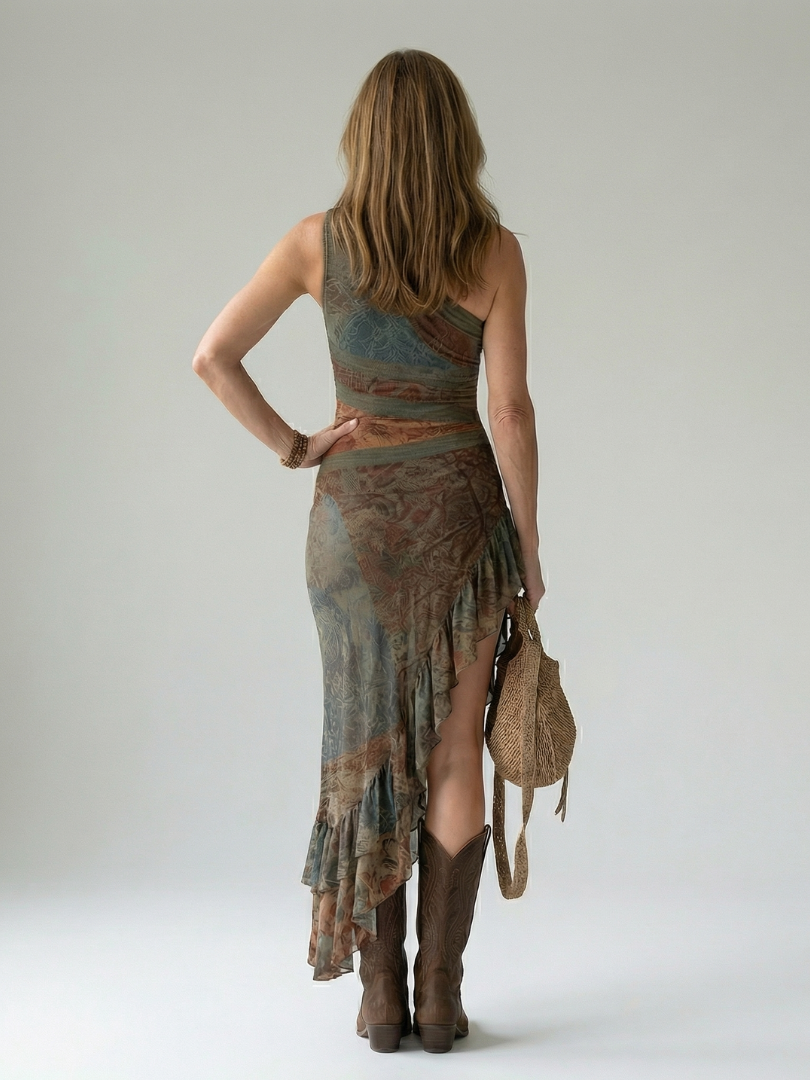 Esmée | Midi Draped Dress