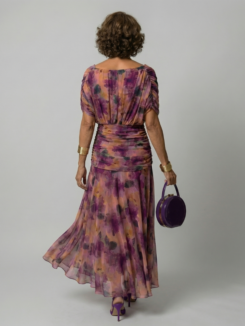 Maud | Midi Off-Shoulder Dress