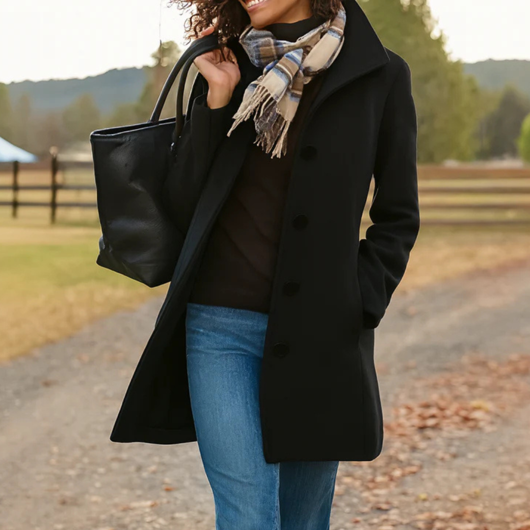 ADRIANA | Elegant Coat with Embracing Warmth and Timeless Style