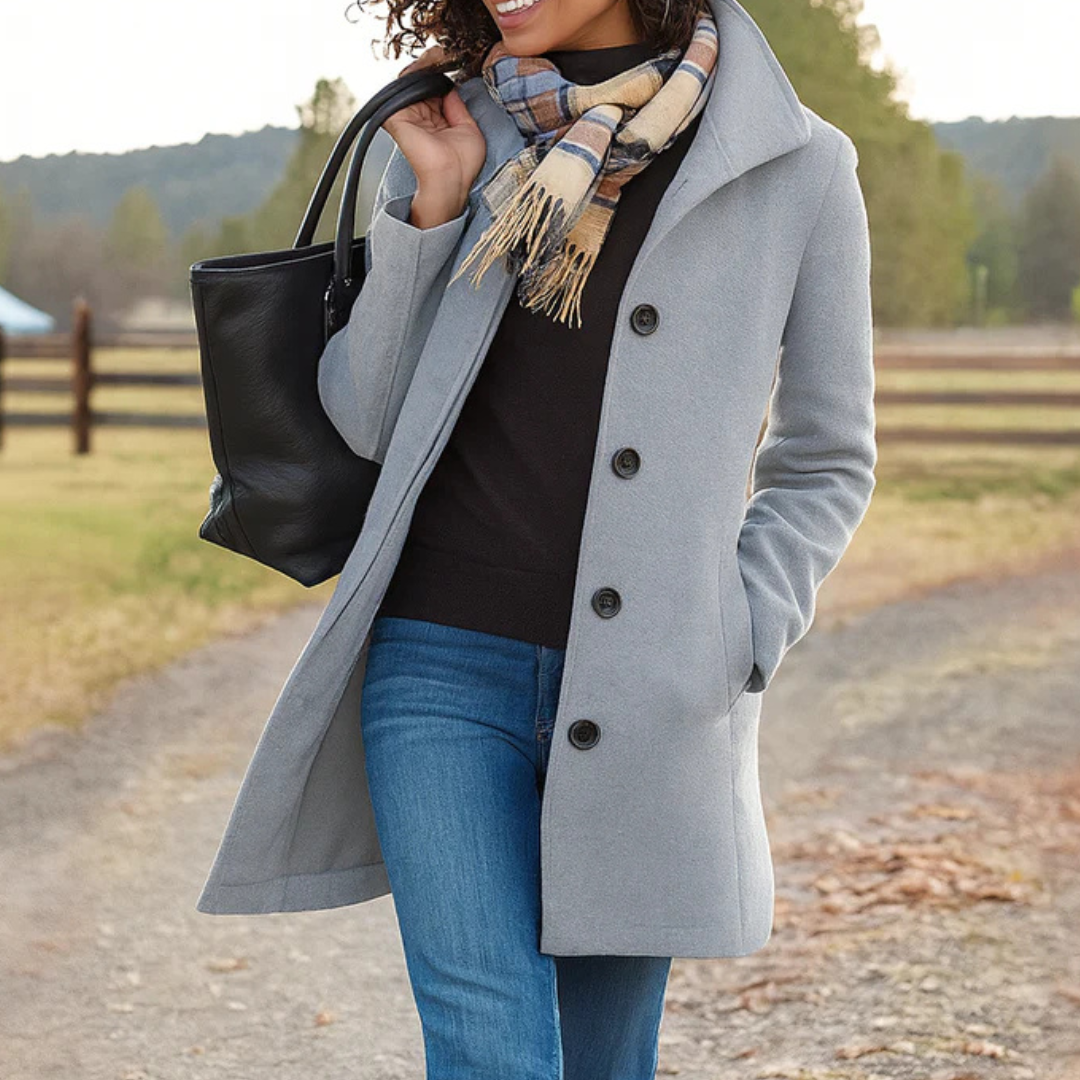 ADRIANA | Elegant Coat with Embracing Warmth and Timeless Style