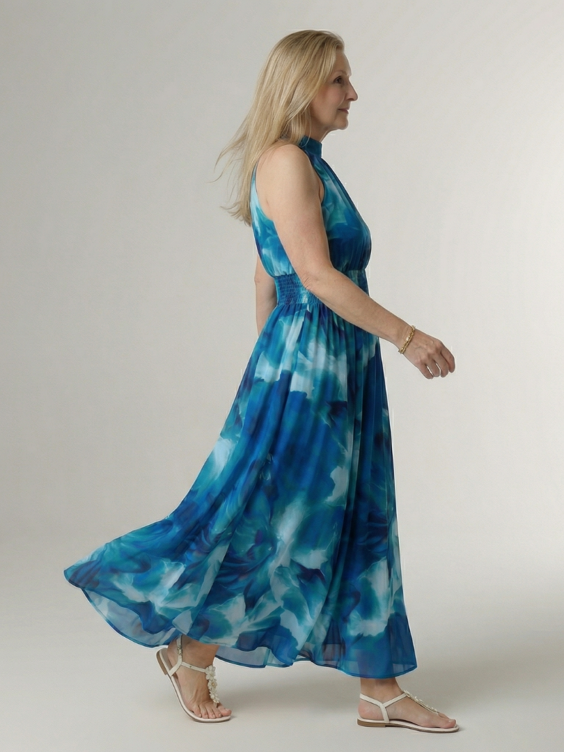 Lies | Midi Halter Dress