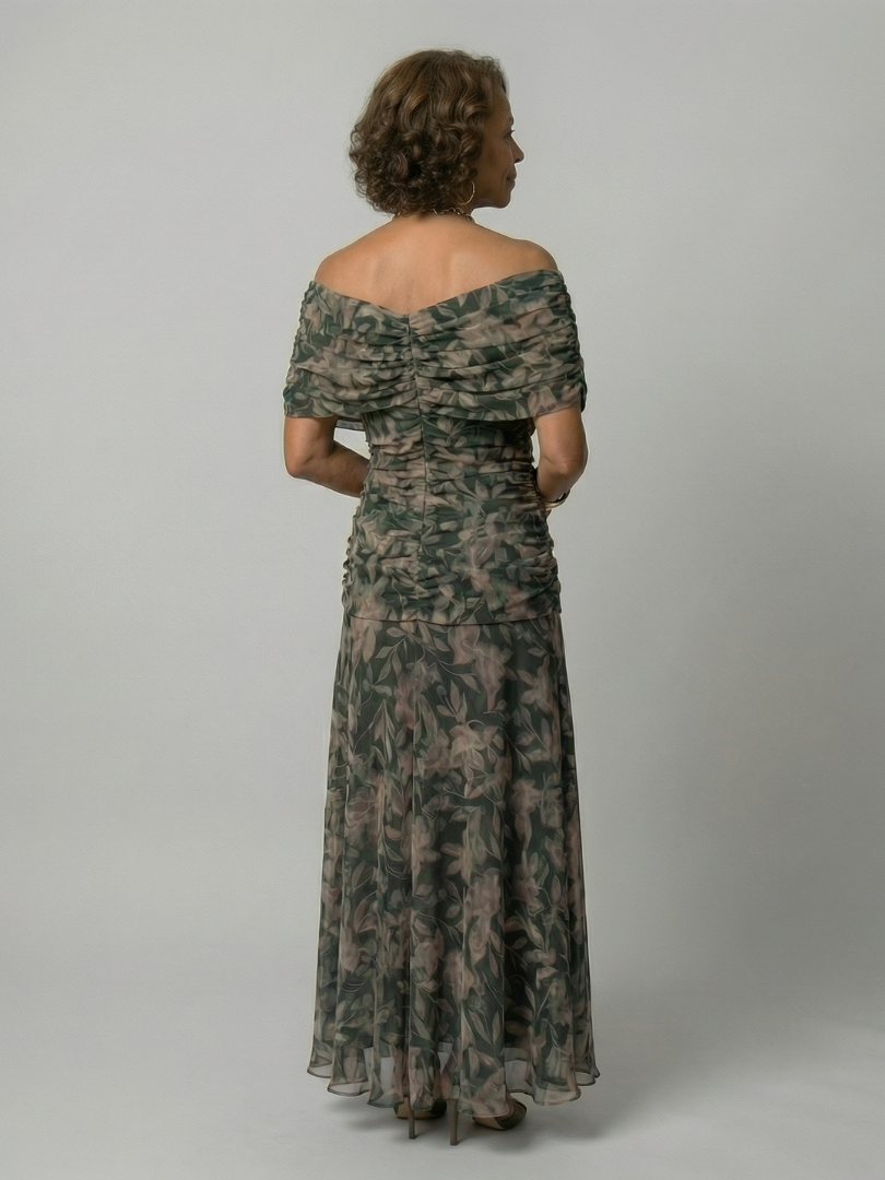 Maud | Midi Off-Shoulder Dress
