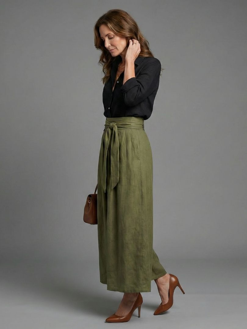 Sanne | Two-Piece Midi Skirt Set
