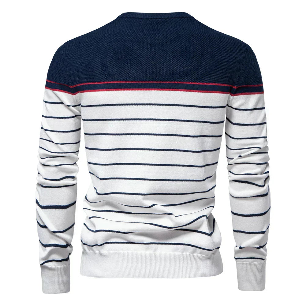 STEFAN | Men's Sweater with Stripes for Comfort and Timeless Style