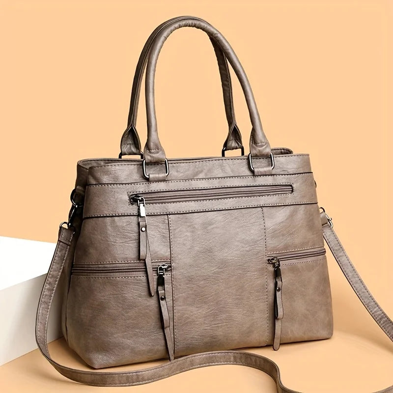 ELEANOR | LEATHER TOTE BAG