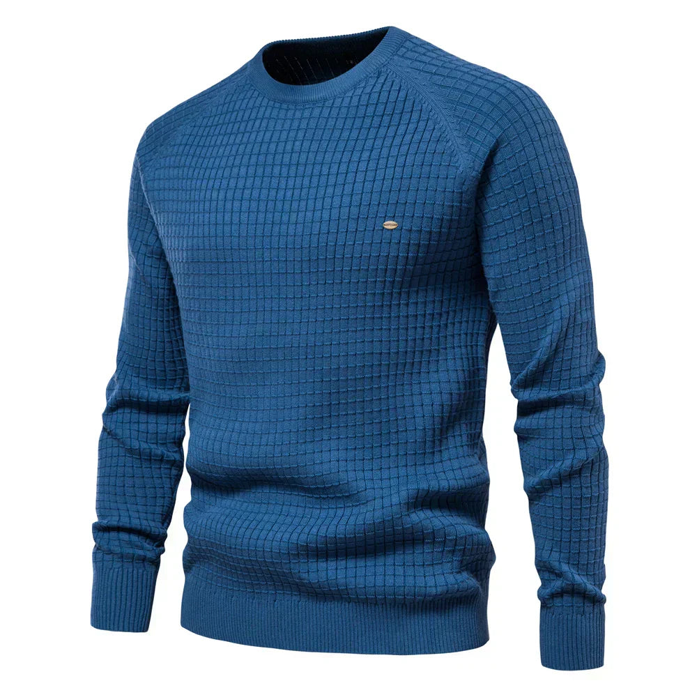 Koelman | Men's Sweater with Check Pattern