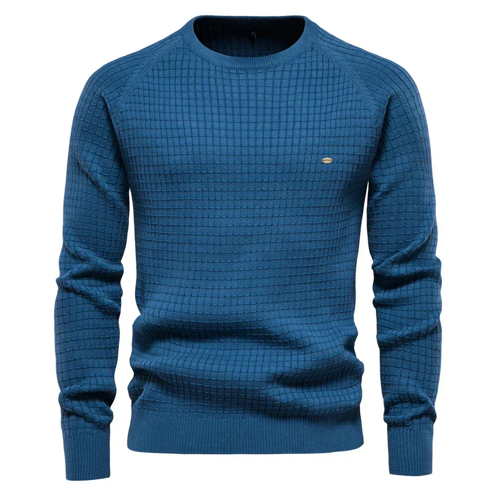 Koelman | Men's Sweater with Check Pattern