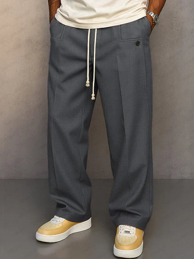 Olivia Sur™ | Elegant Pants with Adjustable Cord