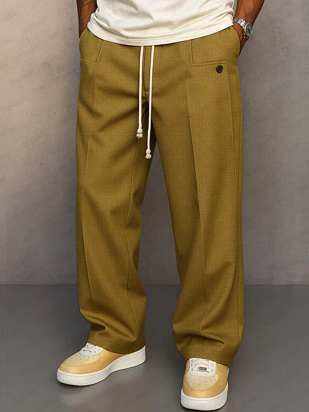 Olivia Sur™ | Elegant Pants with Adjustable Cord