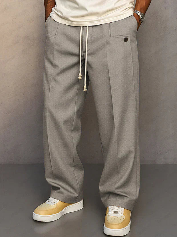 Olivia Sur™ | Elegant Pants with Adjustable Cord