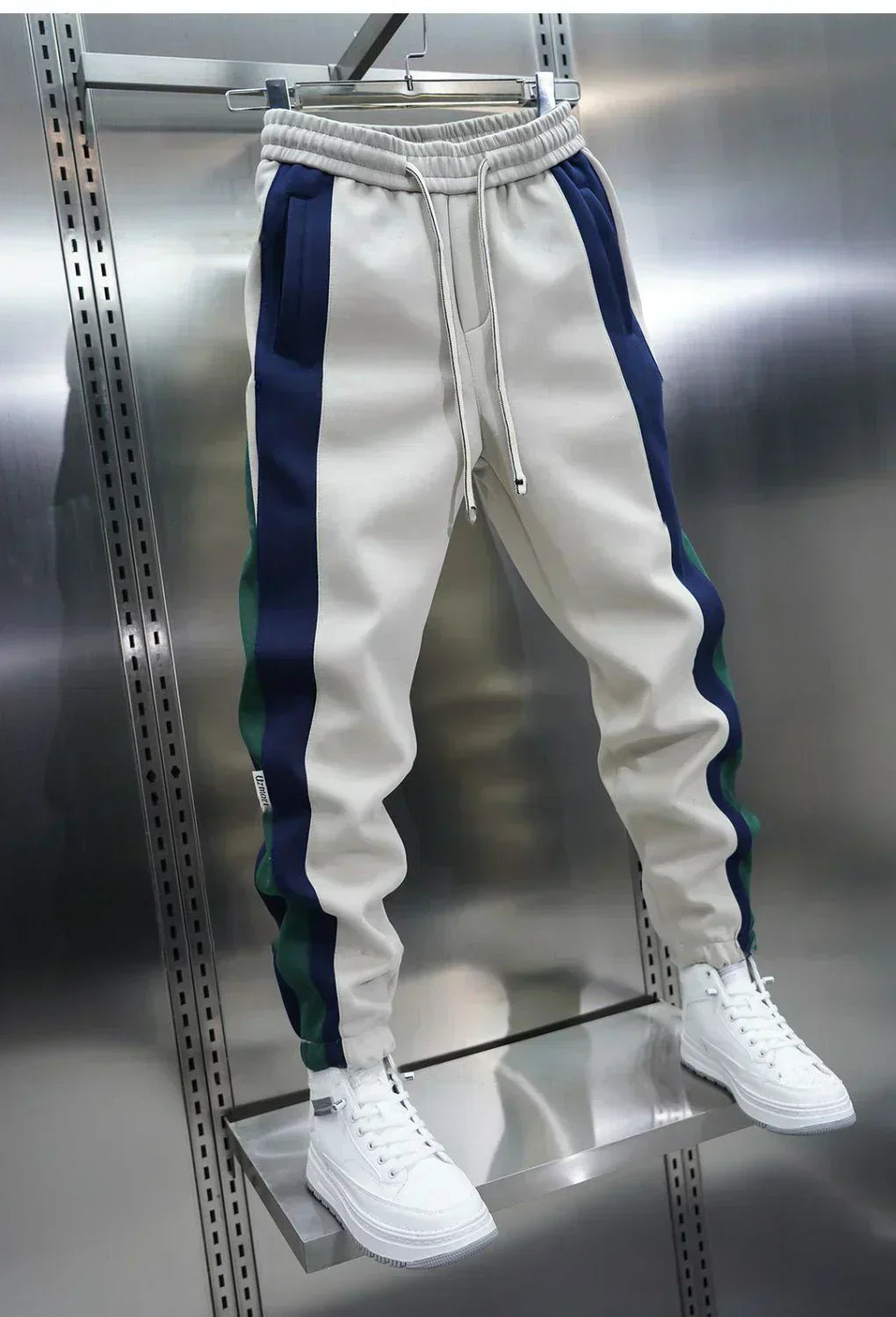 Laurent™ | Trousers with Tension and Contrasting Stripes
