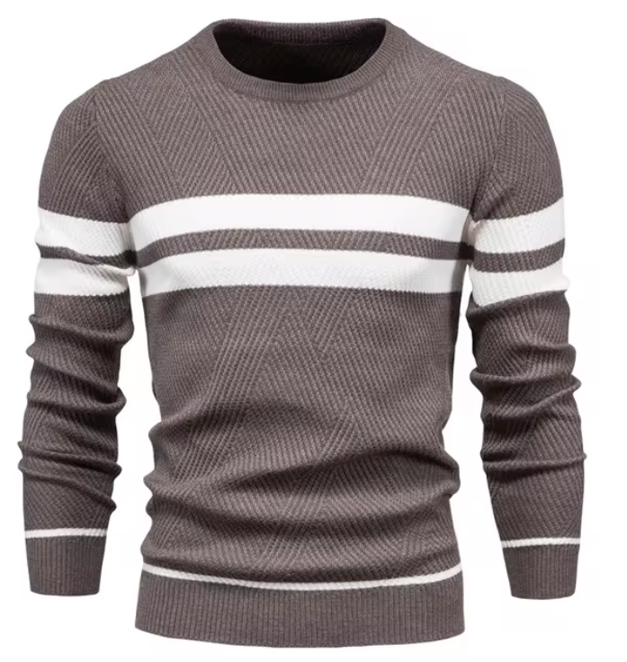 Koelman | Stylish men's pullover with herringbone pattern