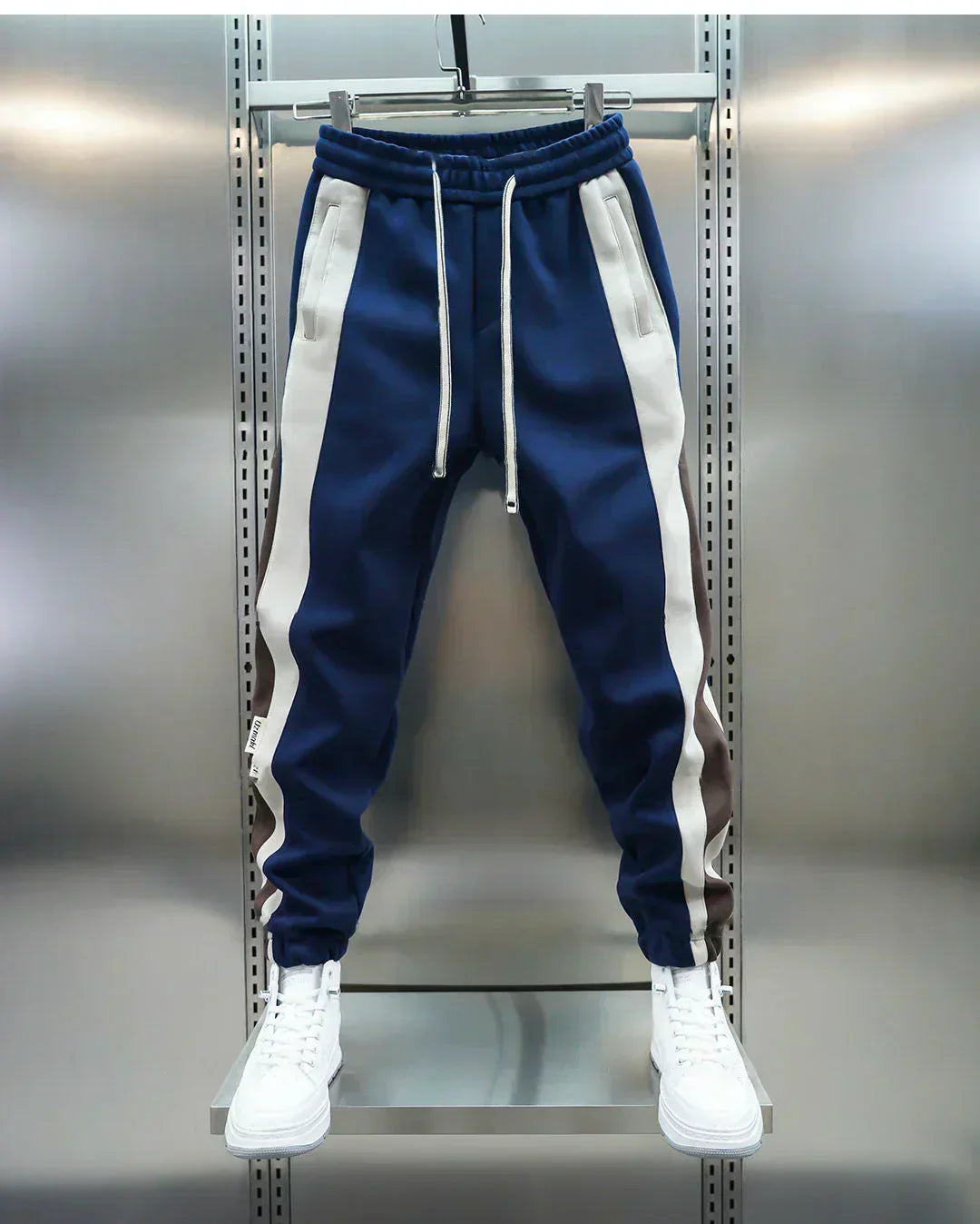 Laurent™ | Trousers with Tension and Contrasting Stripes