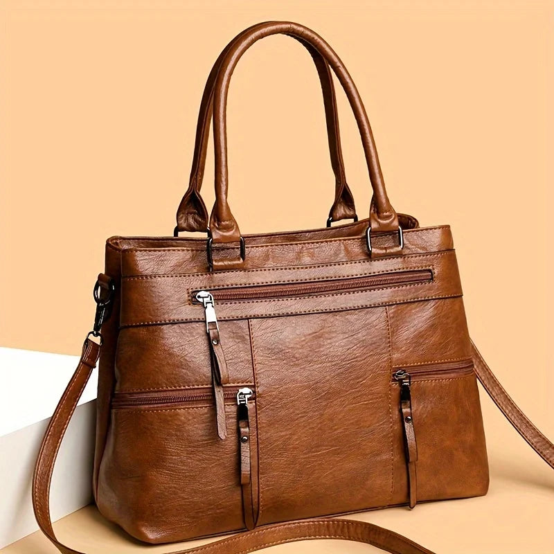 ELEANOR | LEATHER TOTE BAG