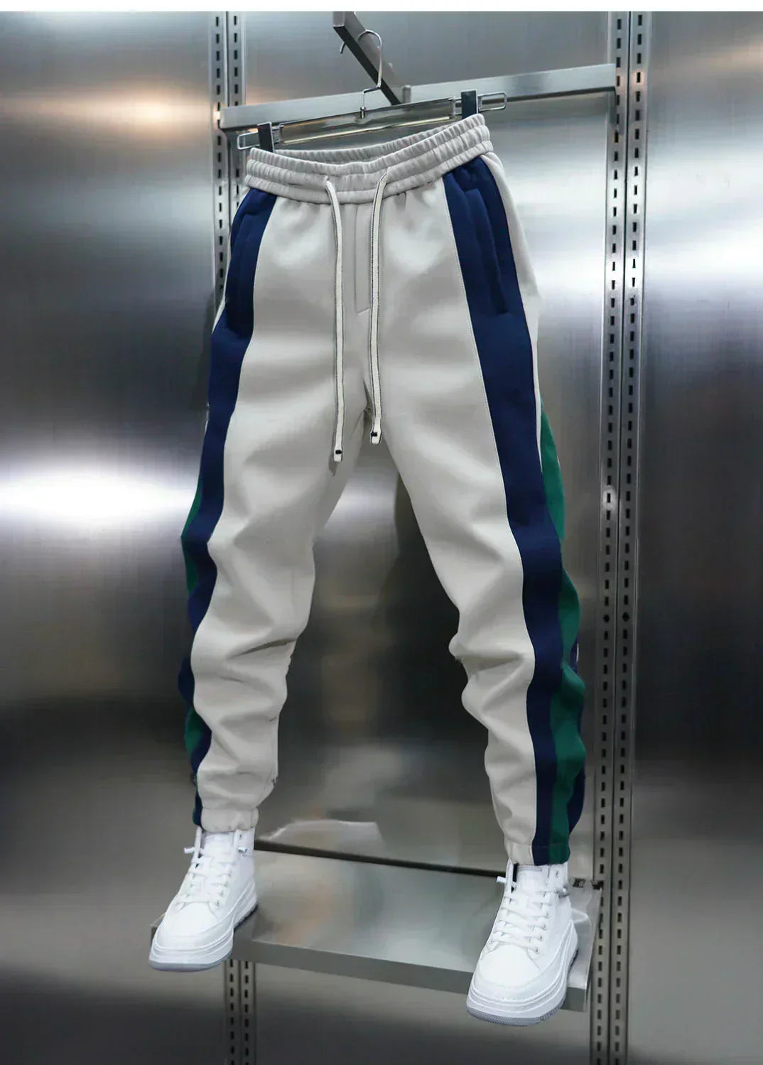 Laurent™ | Trousers with Tension and Contrasting Stripes
