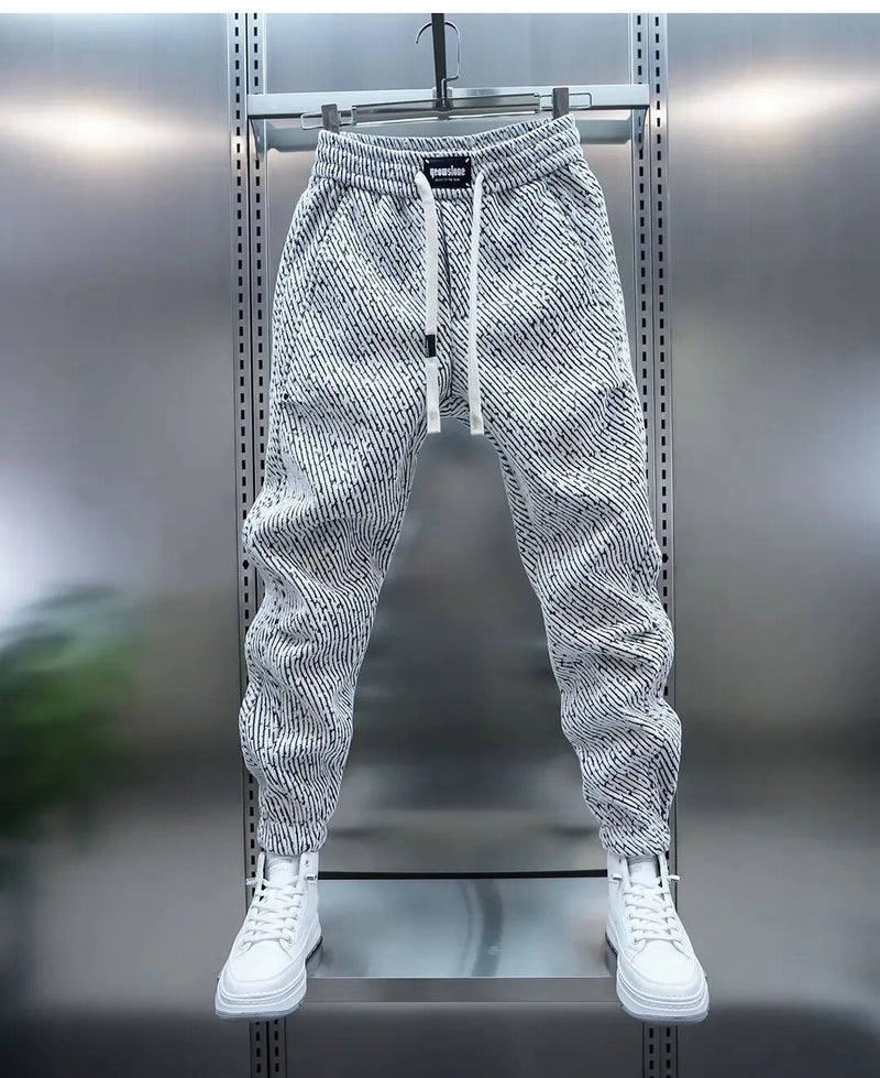 François - Casual Pants with Drawstring